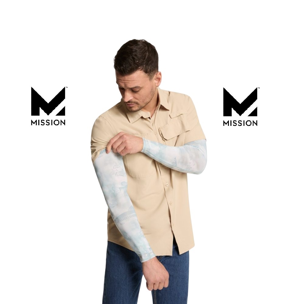 Ống tay chống nắng Mission Cooling Sun Sleeves-UPF 50 Sun Protection Mission